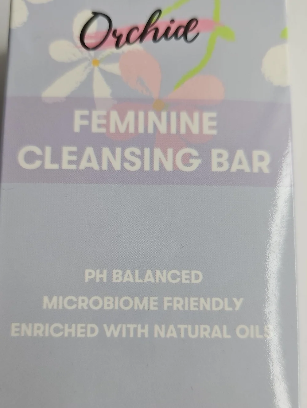 ORCHID FEMININE CLEANSING BAR MICROBIOME FRIENDLY 4x